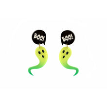 Load image into Gallery viewer, Green Ghost Earrings by Laliblue