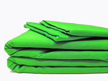 Load image into Gallery viewer, Tache 100% Cotton Lime Green Solid Duvet Cover Set (2-3PDUV-Green)