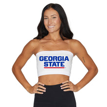 Load image into Gallery viewer, Georgia State White Bandeau Top