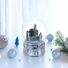 Load image into Gallery viewer, San Francisco Landmarks with Silver Base Glass Water Snow Globe