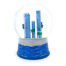 Load image into Gallery viewer, Miami Beach Skyline Glass Water Snow Globe