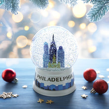Load image into Gallery viewer, Philadelphia Skyline Glass Water Snow Globe