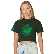 Load image into Gallery viewer, Georgetown St. Patrick's Day Cropped Tee