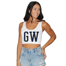 Load image into Gallery viewer, George Washington University GW Crop Tank Top
