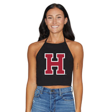 Load image into Gallery viewer, Harvard Black Halter Top