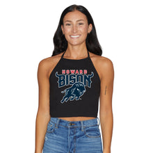 Load image into Gallery viewer, Howard Bison Black Halter Top