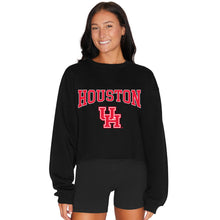 Load image into Gallery viewer, University of Houston Black Crewneck