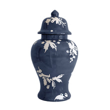 Load image into Gallery viewer, Deck the Halls Ginger Jars in Navy Blue