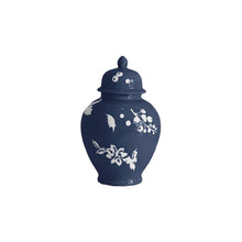 Load image into Gallery viewer, Deck the Halls Ginger Jars in Navy Blue