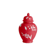 Load image into Gallery viewer, Deck the Halls Ginger Jars in Red