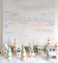 Load image into Gallery viewer, Pastel Gingerbread House with 22K Gold Accents