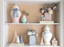 Load image into Gallery viewer, Christmas Classics Book Vase- A Christmas Carol in Hydrangea Light Blue