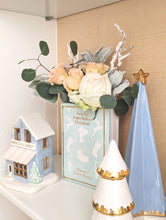 Load image into Gallery viewer, Christmas Classics Book Vase- 'Twas the Night Before Christmas in Sea Glass Green