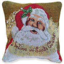 Load image into Gallery viewer, Set of 2 Believe in Santa Christmas Cushion Throw Pillow Covers