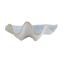 Load image into Gallery viewer, Clam Shell Bowl with 22K Gold Accent