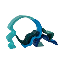 Load image into Gallery viewer, 6 Pcs Wooden Water Wave Stacking Blocks
