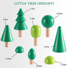 Load image into Gallery viewer, 8 Pcs Wooden Trees Toy Set