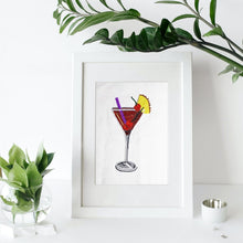 Load image into Gallery viewer, Cocktail Pop Art Wall Décor, Wall Art For Bar, Cocktail Art