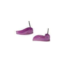 Load image into Gallery viewer, Light Purple Moonglow Quotation Studs
