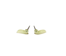 Load image into Gallery viewer, Light Yellow Moonglow Quotation Studs