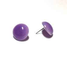 Load image into Gallery viewer, Lavender Moonglow Retro Button Stud Earrings