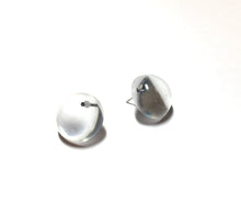 Load image into Gallery viewer, Clear Retro Button Stud Earrings
