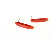 Load image into Gallery viewer, Rust Moonglow Dagger Spike Stud Earrings