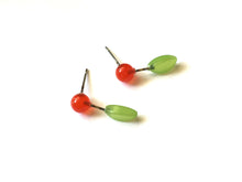 Load image into Gallery viewer, Cherry Blossom Geo Stud Earrings