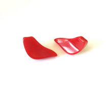 Load image into Gallery viewer, Cherry Red Bird Stud Earrings