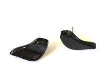 Load image into Gallery viewer, Black Bird Vintage Lucite Stud Earrings