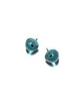 Load image into Gallery viewer, Aquamarine Transparent Small Gumdrop Stud Earrings