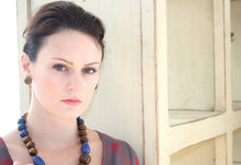 Load image into Gallery viewer, Grey and Smoke Retro Button Stud Earrings