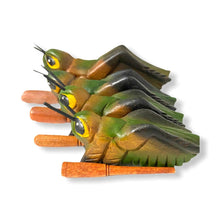 Load image into Gallery viewer, 6" Painted Wooden Musical Cricket Percussion Instrument