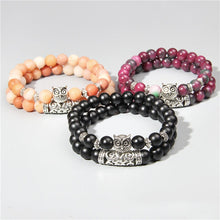 Load image into Gallery viewer, Matte Onyx Will Power Energy Crystal Bracelet