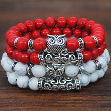 Load image into Gallery viewer, White Turquoise Relaxation Bracelet