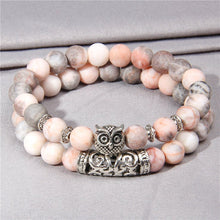 Load image into Gallery viewer, Pink Zebra Jasper Positivity Bracelets