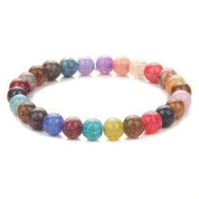 Load image into Gallery viewer, Color Therapy 7-Color Cracked Agate Crystal Bracelet