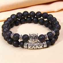 Load image into Gallery viewer, Lava Stone Energy Crystal Bracelet