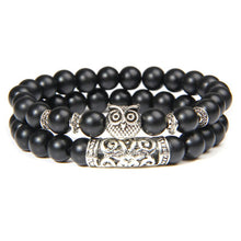 Load image into Gallery viewer, Matte Onyx Will Power Energy Crystal Bracelet