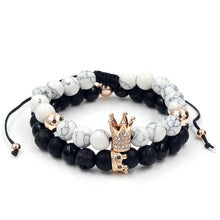 Load image into Gallery viewer, "You're My King &amp; I'm Your Queen" Couple Bracelets
