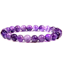 Load image into Gallery viewer, Natural Amethyst Meditation Crystal Bracelet