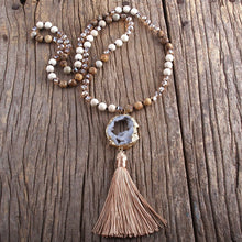 Load image into Gallery viewer, Picture Jasper Spiritual Anxiety Stress Relief Necklace