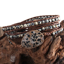 Load image into Gallery viewer, Dalmatian Jasper Nurturing Boho Bracelet
