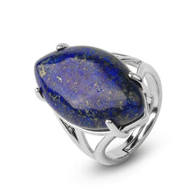 Load image into Gallery viewer, Lapis Lazuli Truth Communication Crystal Ring