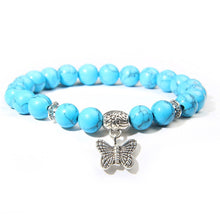 Load image into Gallery viewer, Blue Turquoise Sea Of Wisdom Crystal Bracelet