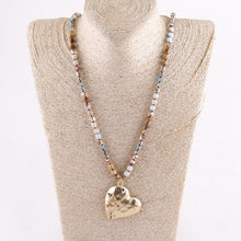 Load image into Gallery viewer, Amazonite &amp; Jasper Harmony Friendship Necklace