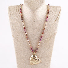 Load image into Gallery viewer, Red Jasper Overcoming Fear Necklace