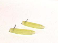 Load image into Gallery viewer, Soft Yellow Moonglow Dagger Stud Earrings