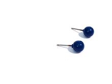 Load image into Gallery viewer, Tiny Blue Studs | Blue Stud Earrings | Aqua Blue Mini Dotties - lucite post stud earrings