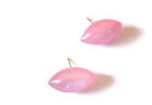Load image into Gallery viewer, Tulip Pink Moonglow Pod Stud Earrings